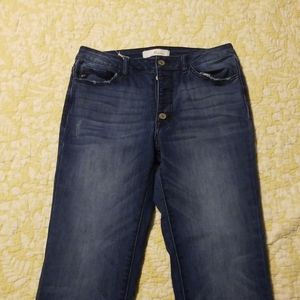 High waist skinny jeans